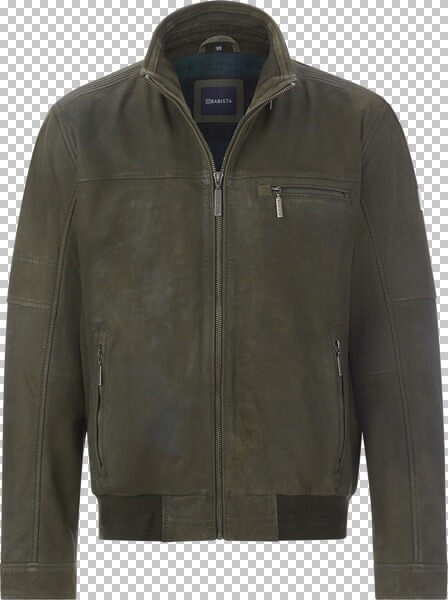 Lederjacke JORANO oliv
