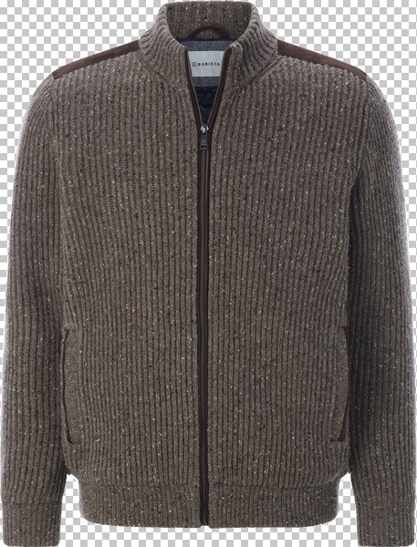 Outdoor Strickjacke BARIMO braun