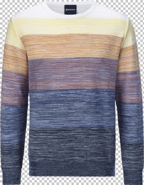 Pullover CARIENO orange blau