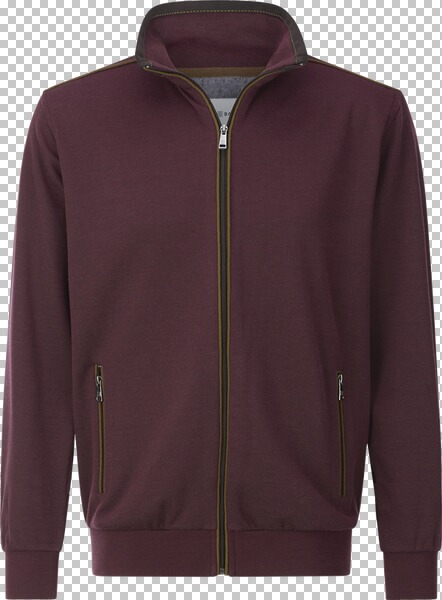 Sweatjacke DEOLEZZI dunkelrot