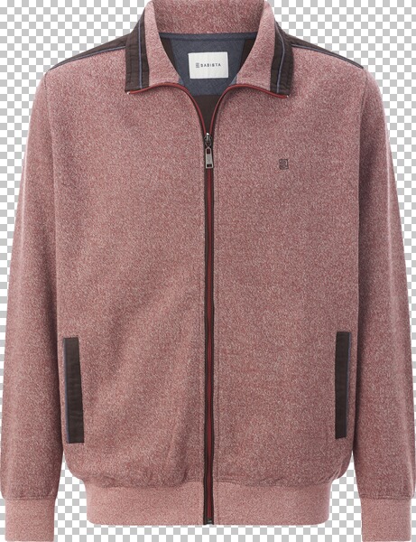 Sweatjacke FENDORO dunkelrot