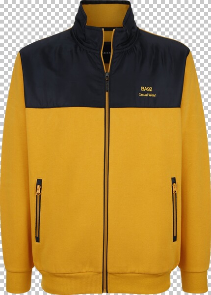 Sweatjacke LUCIVENZA dunkelgelb