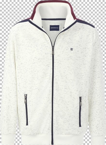 Sweatjacke MIRDON wollweiß