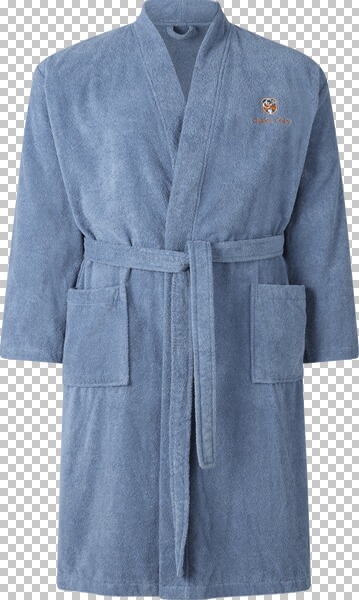Bademantel LORD CURET hellblau