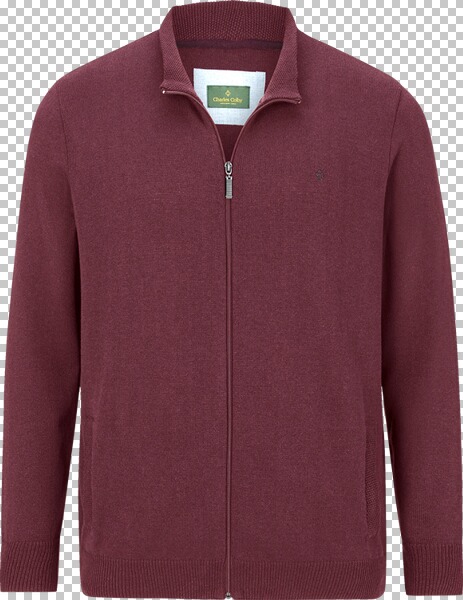 Strickjacke EARL THOMAS rot