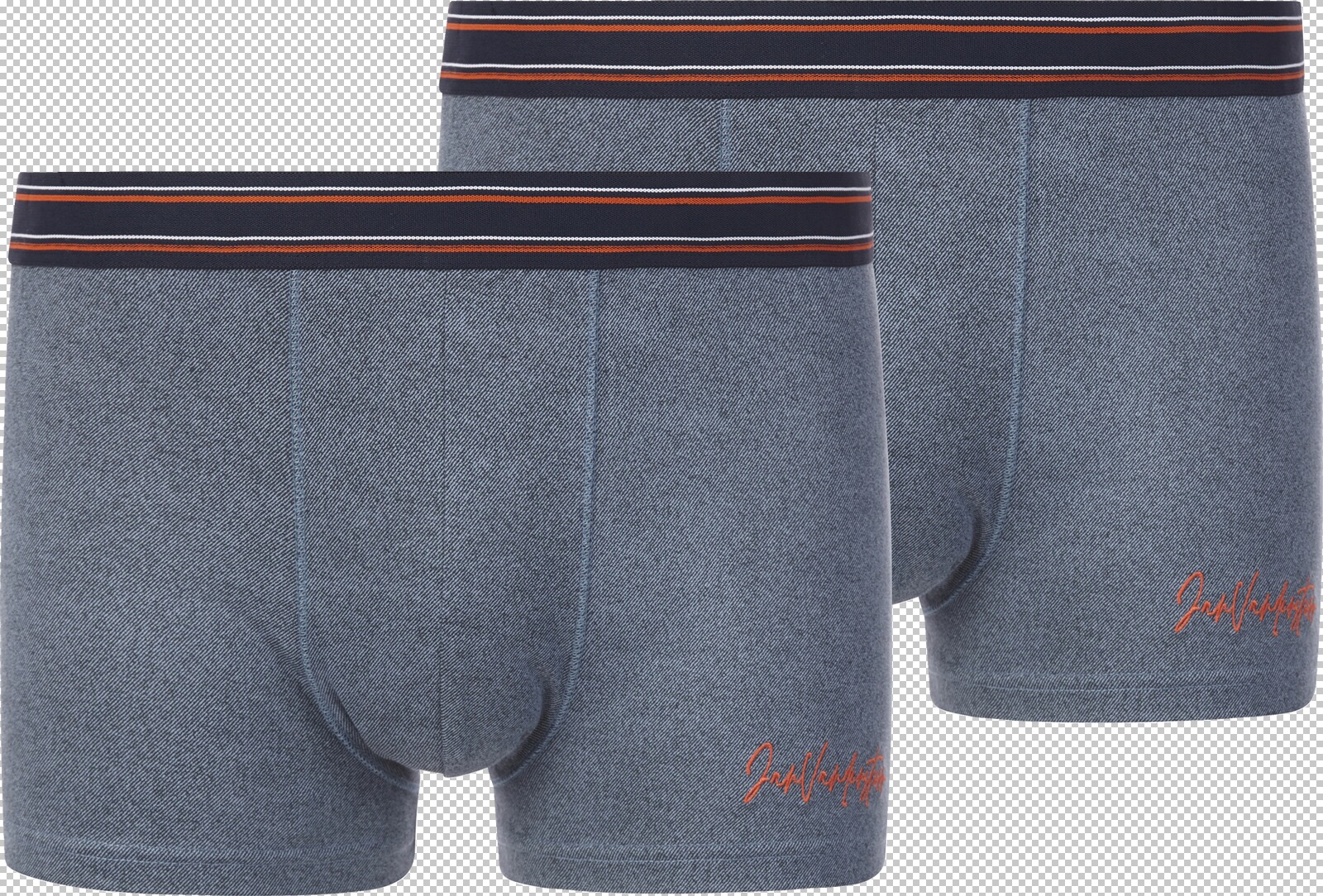 Jan Vanderstorm 2er Pack Retropant REMBERT blau