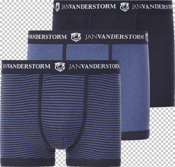 3er Pack Retropant JASIEL blau