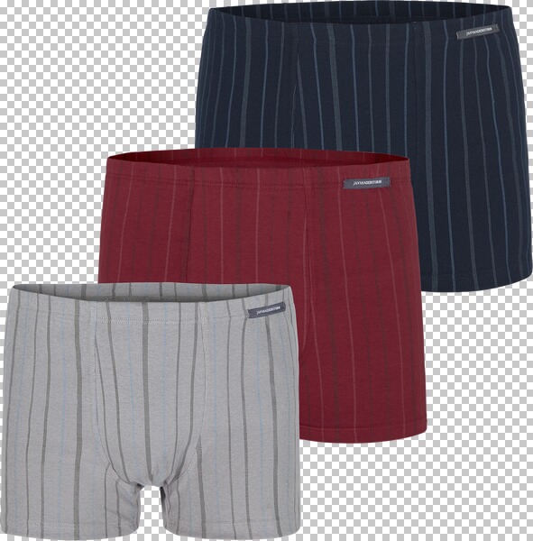 3er Pack Retropant LEONELL rot dunkelblau blau dunkelrot hellgrau grau