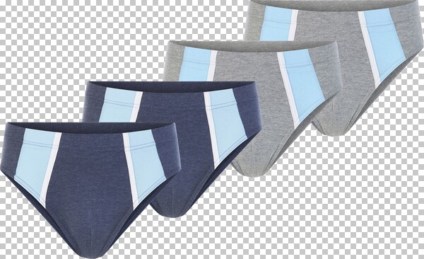 4er Pack Sportslip KADEWIN blau
