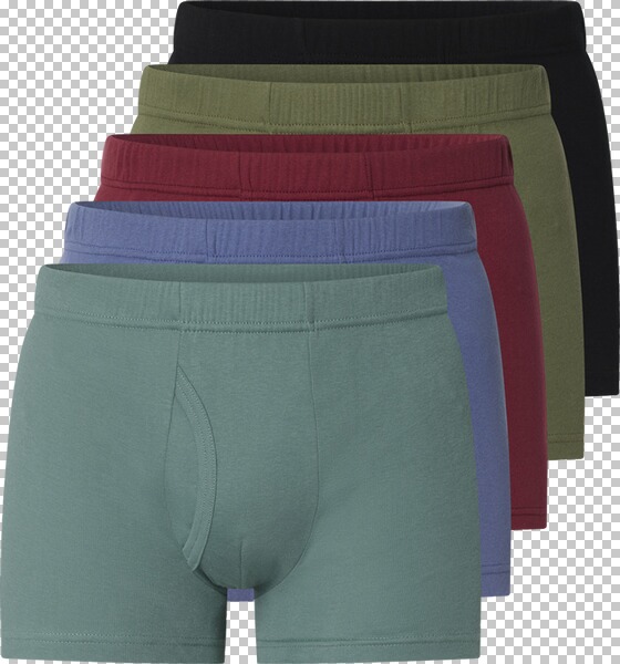 5er Pack Retropants GARDAR schwarz rot oliv