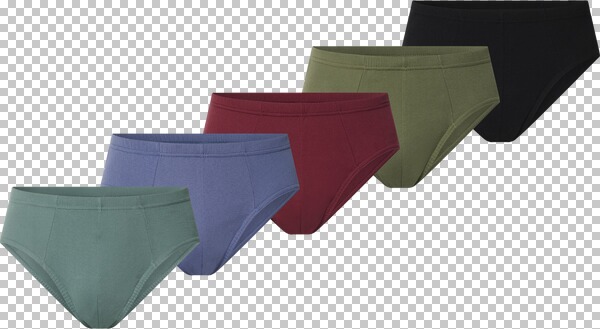5er Pack Sportslip ERBLIN schwarz rot oliv