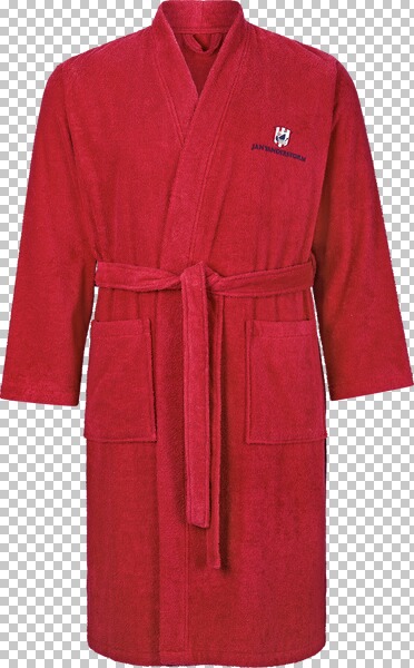 Bademantel JANNING rot