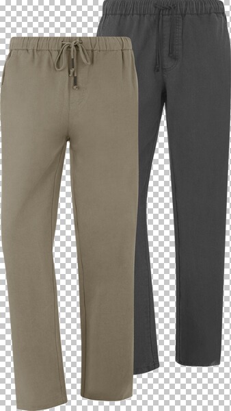 Doppelpack Hose KJARTUR schwarz khaki