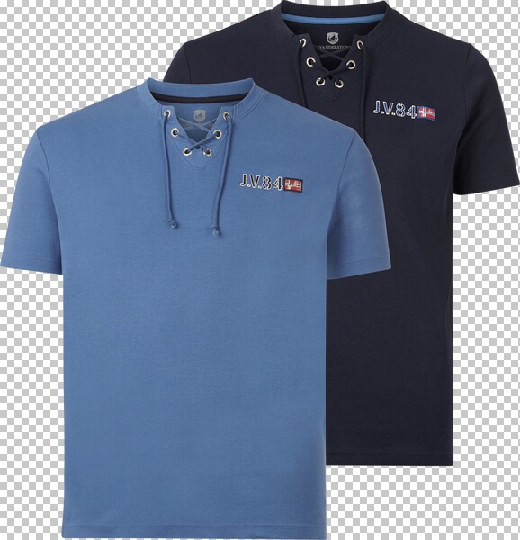 Doppelpack T-Shirt MAYKO dunkelblau royalblau
