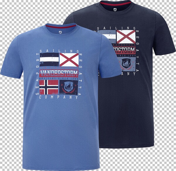 Doppelpack T-Shirt PREBEN dunkelblau blau