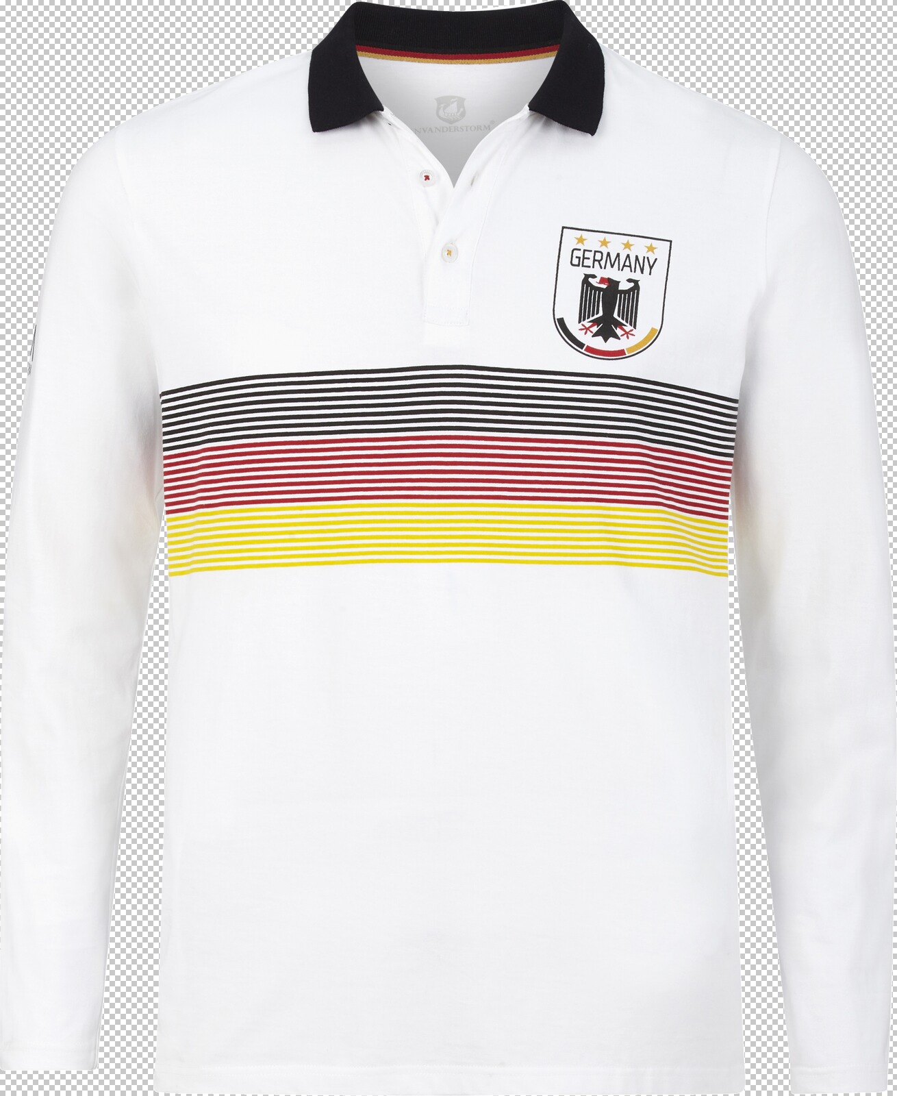 Jan Vanderstorm Fan-Polo GARRI weiß