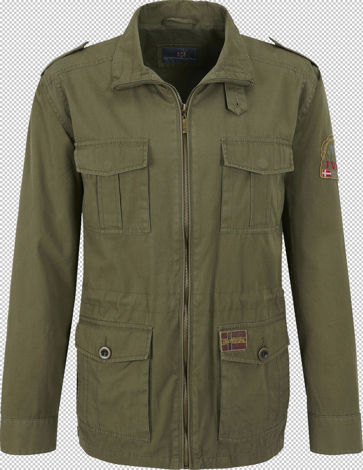 Jan Vanderstorm Fieldjacket BROR oliv