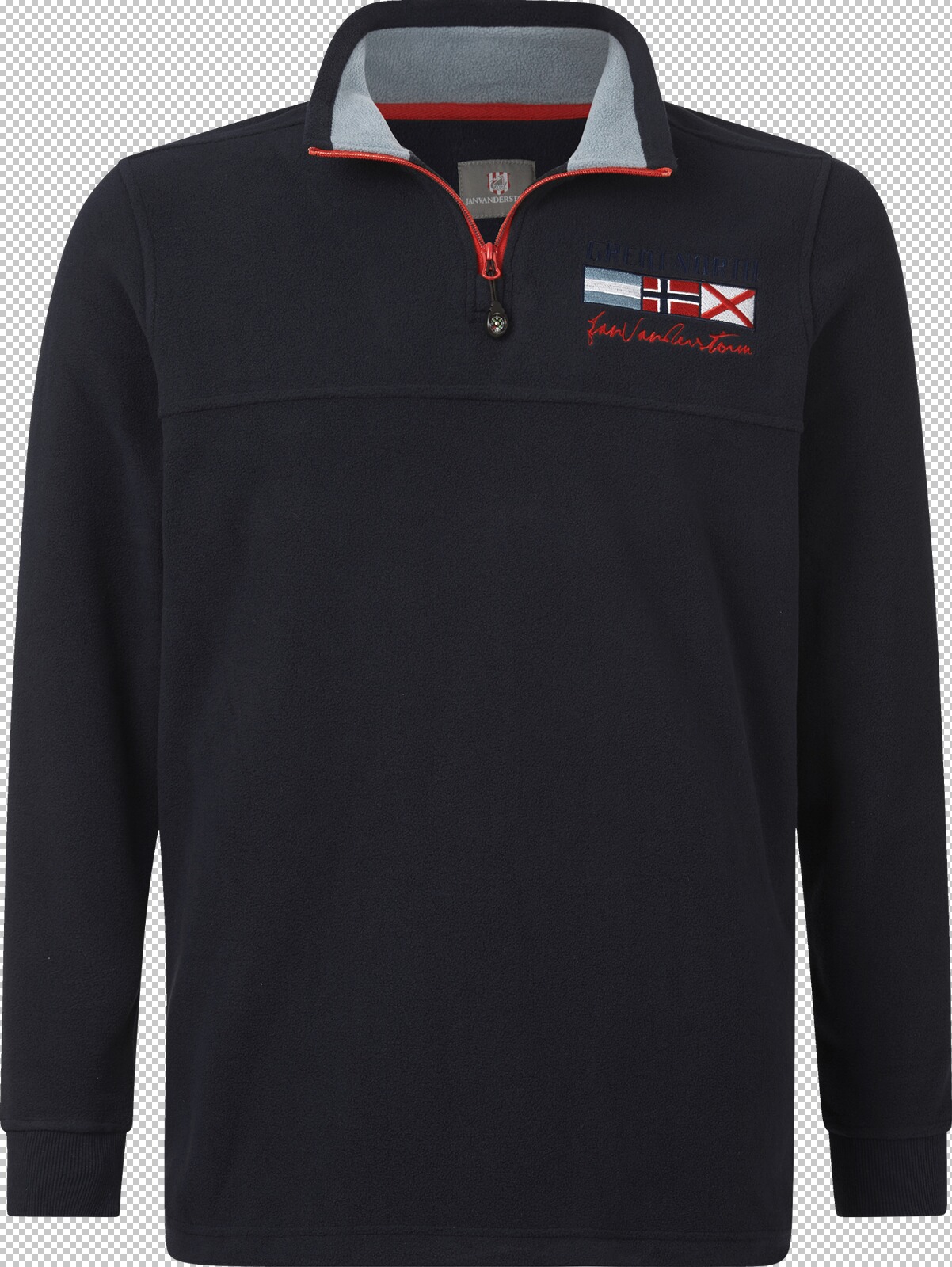 Jan Vanderstorm Fleece-Sweatshirt SIETSE dunkelblau