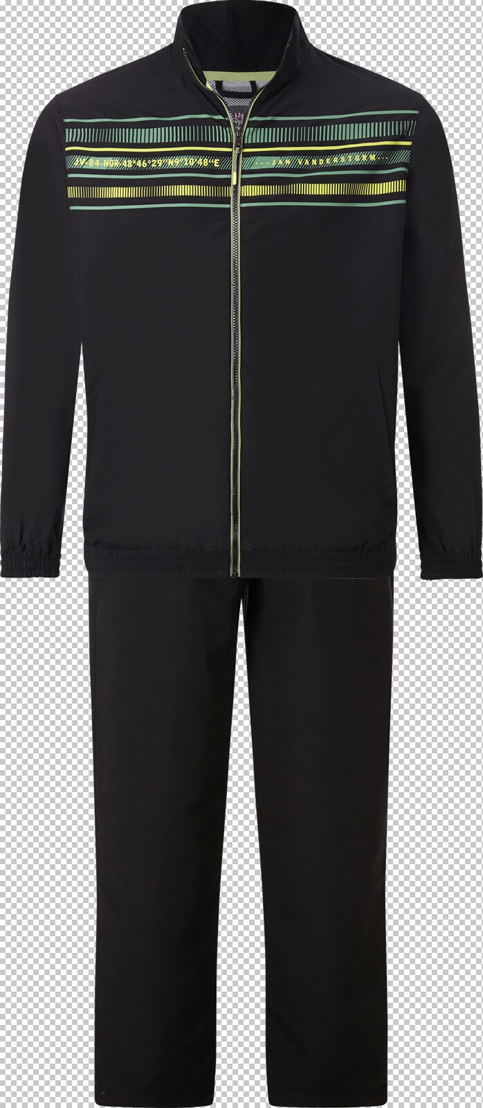 Jan Vanderstorm Jogginganzug BERDINES schwarz