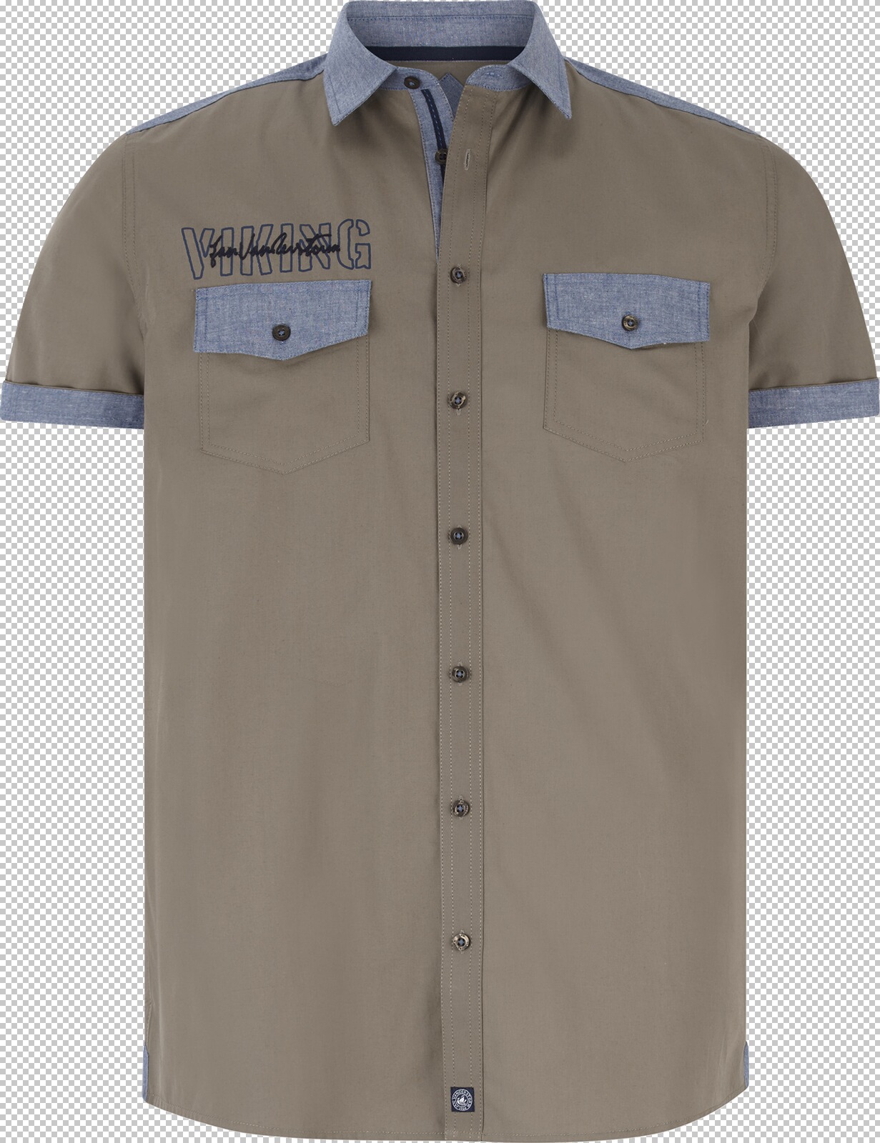 Jan Vanderstorm Kurzarmhemd HERKKO beige