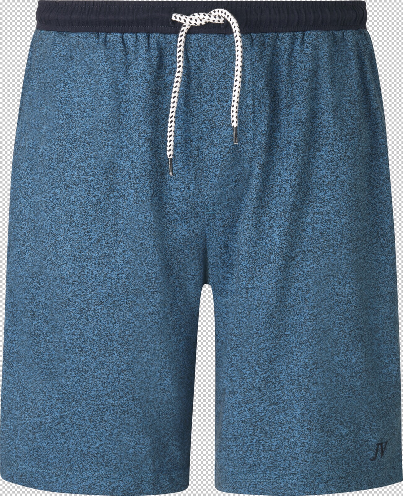 Jan Vanderstorm Kurze Schlafhose TIEKI petrol melange