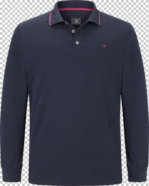 Langarm-Poloshirt ELLIS dunkelblau blau