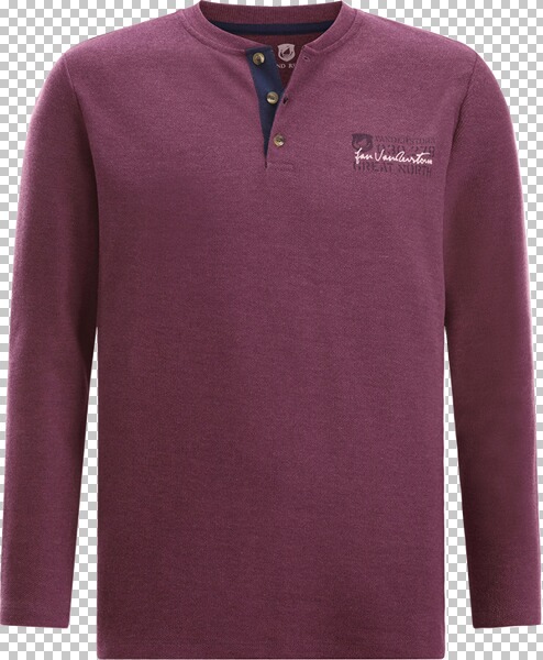 Langarmshirt IVOR dunkelrot