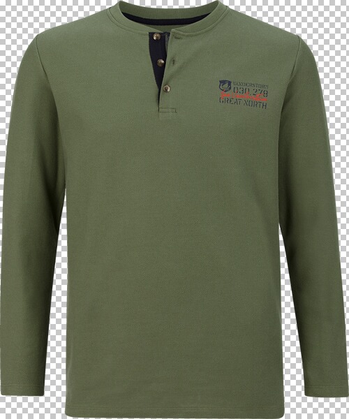Langarmshirt IVOR oliv