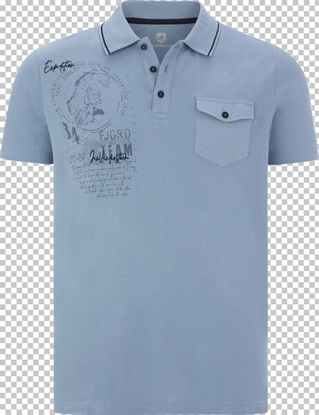 Poloshirt FJODOR hellblau