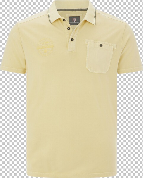 Poloshirt GUNHELM hellgelb
