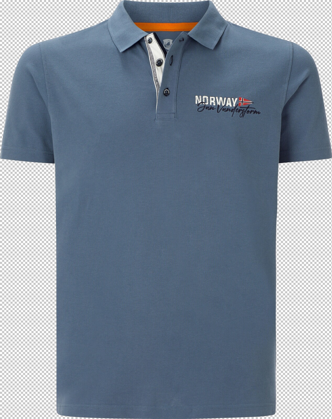 Jan Vanderstorm Poloshirt JAKOV blau