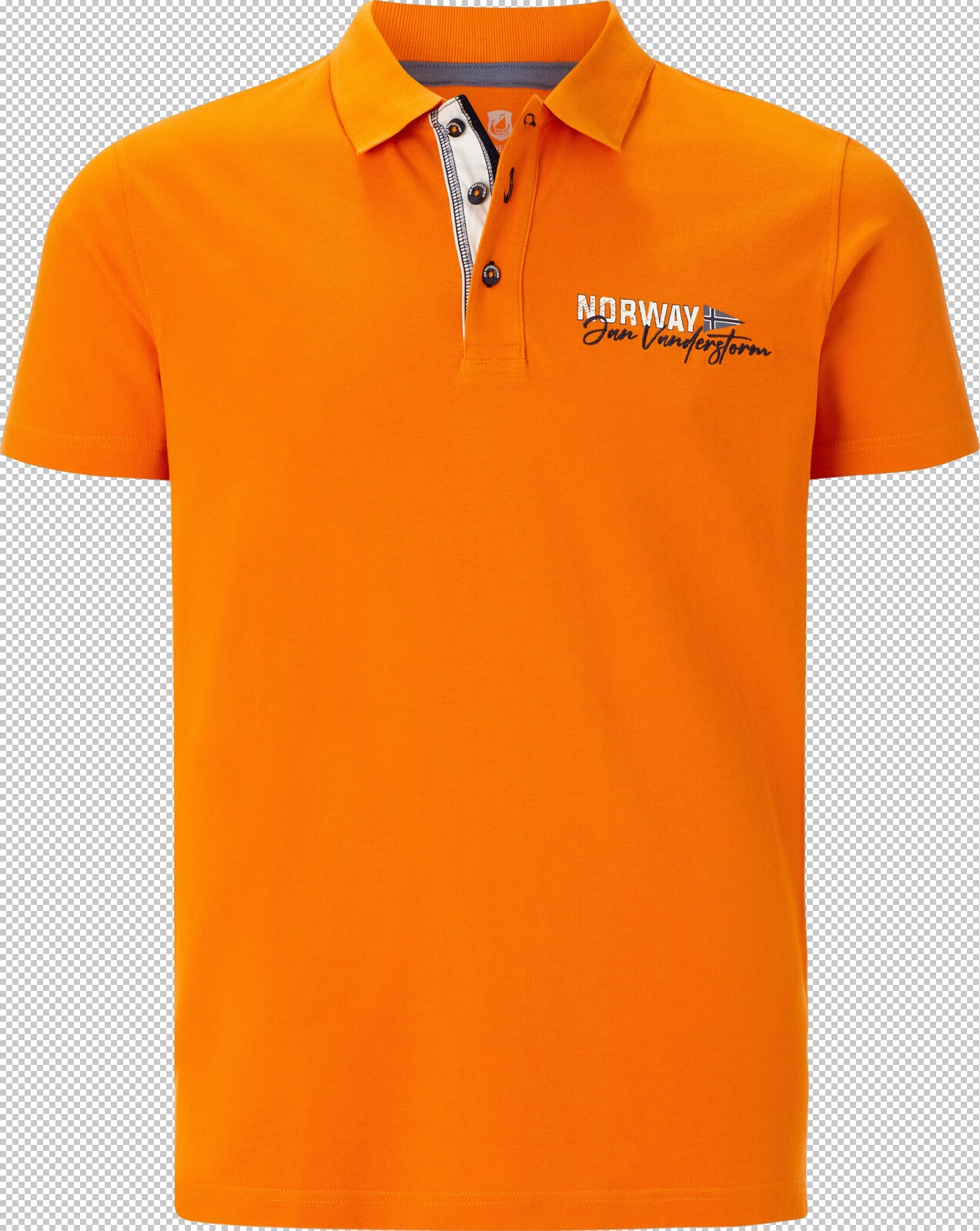 Jan Vanderstorm Poloshirt JAKOV orange