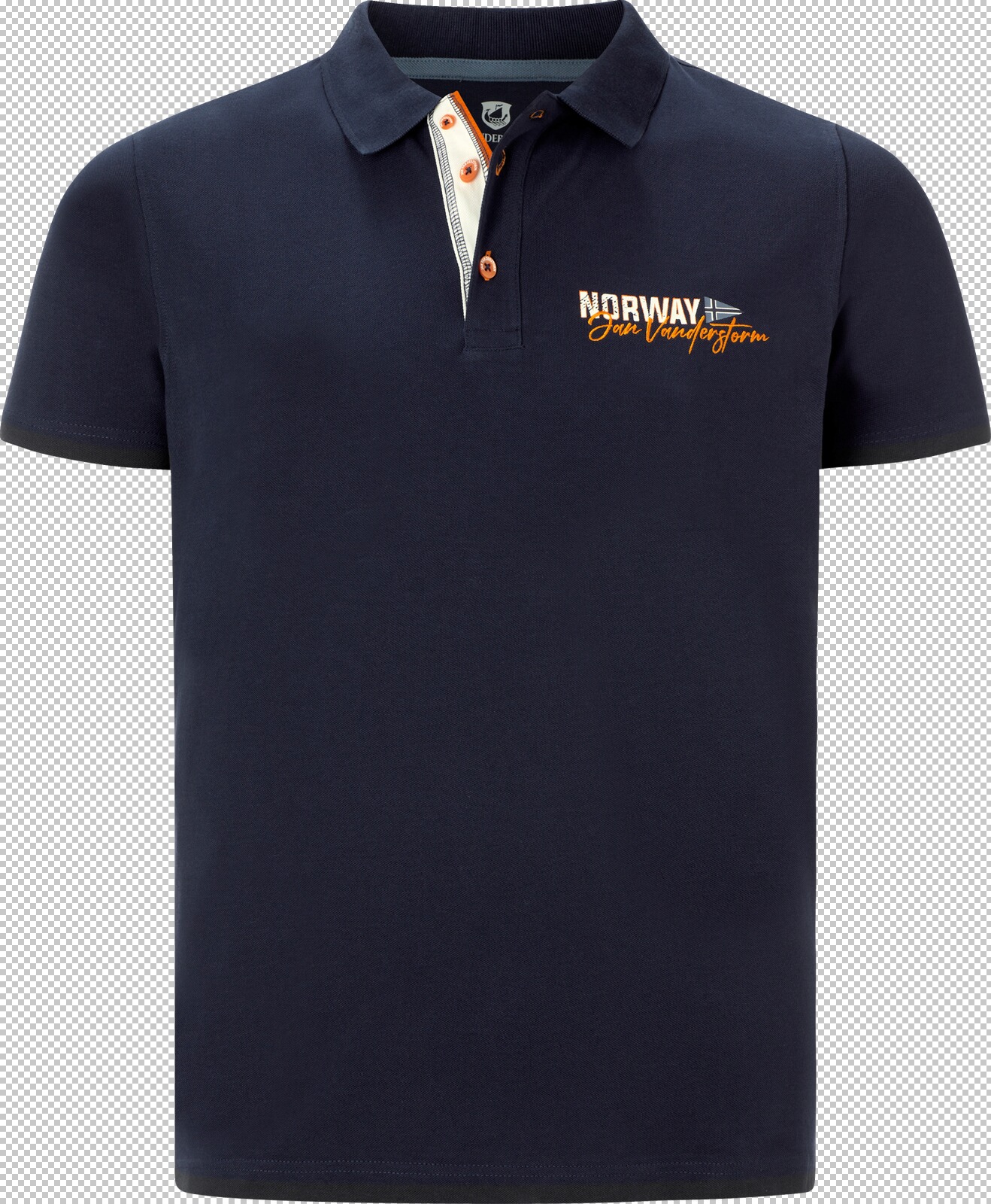 Jan Vanderstorm Poloshirt JAKOV dunkelblau