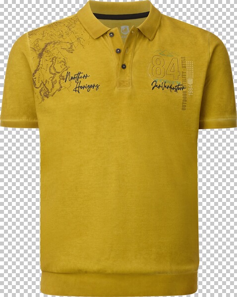 Poloshirt MORKSTAD dunkelgelb