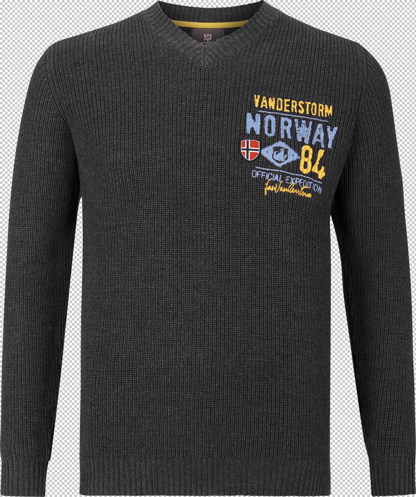 Jan Vanderstorm Pullover JELLEN dunkelgrau