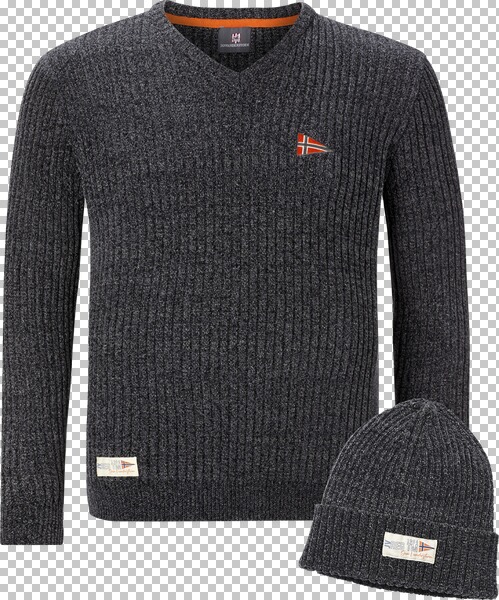 Pullover mit Mütze RONAI dunkelgrau