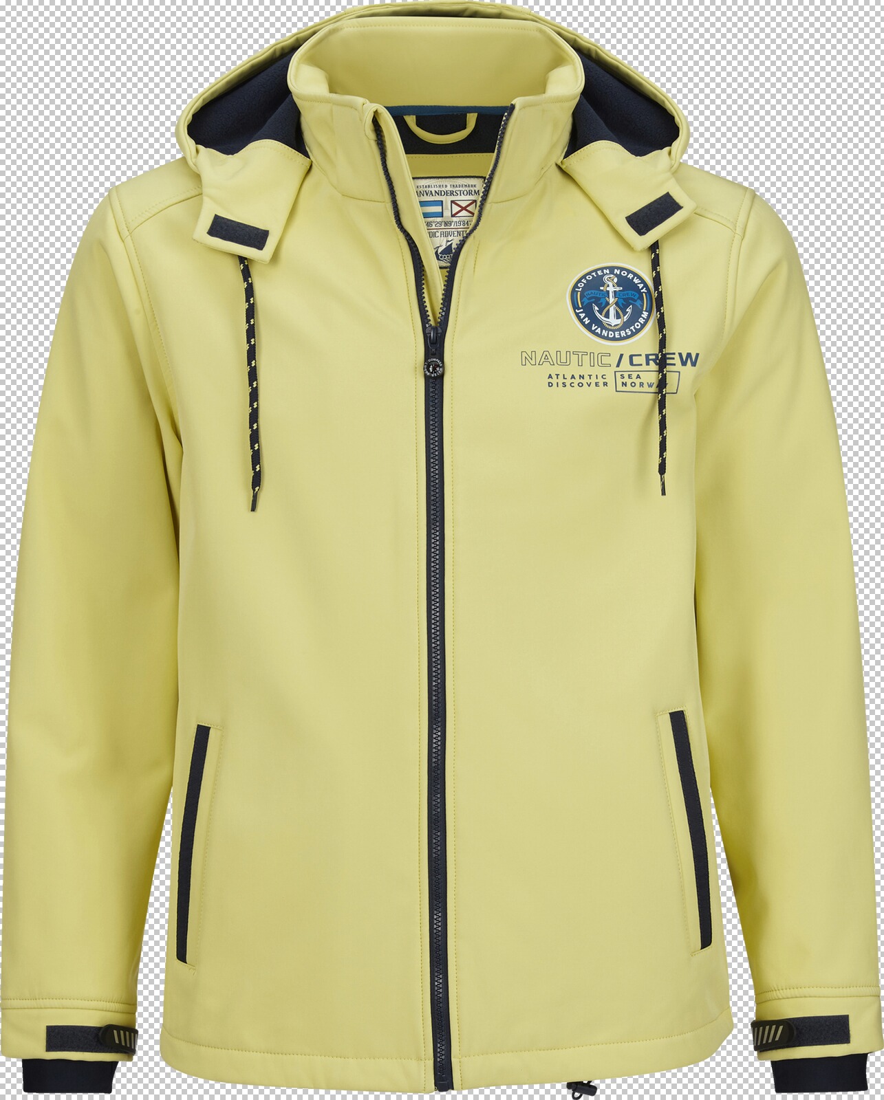 Jan Vanderstorm Softshelljacke BERGETON hellgelb