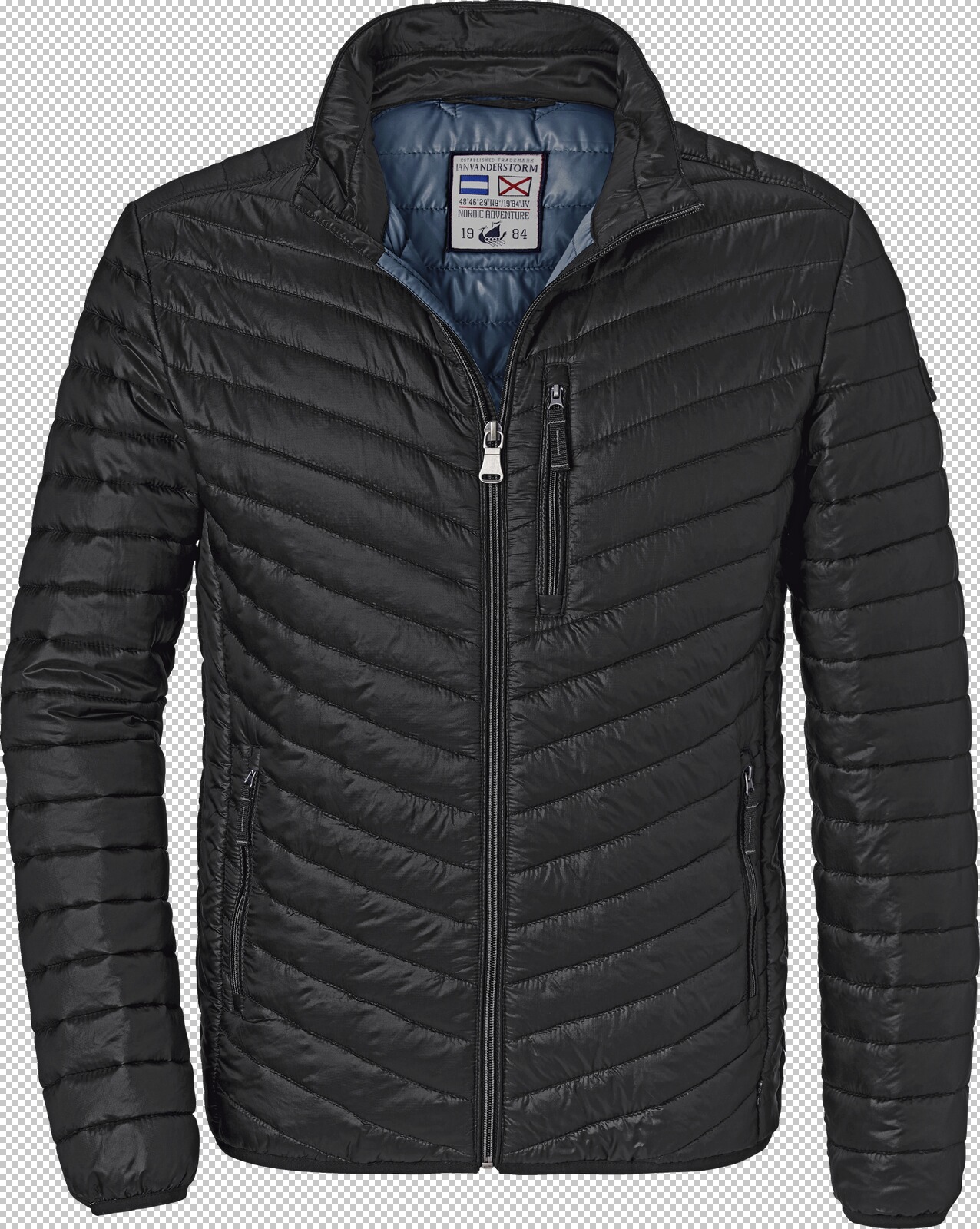 Jan Vanderstorm Steppjacke DANKRAD schwarz