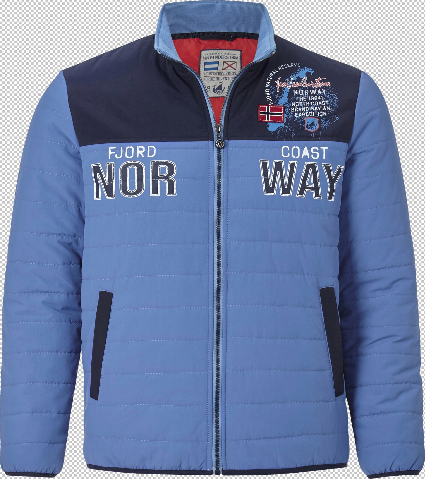 Jan Vanderstorm Steppjacke VOLKWIN blau