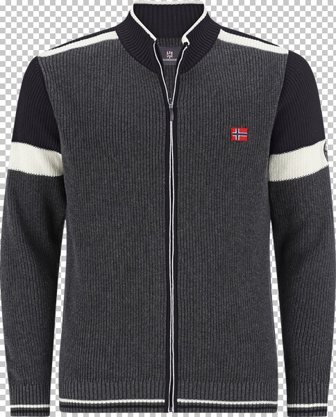 Strickjacke ANVE dunkelgrau grau
