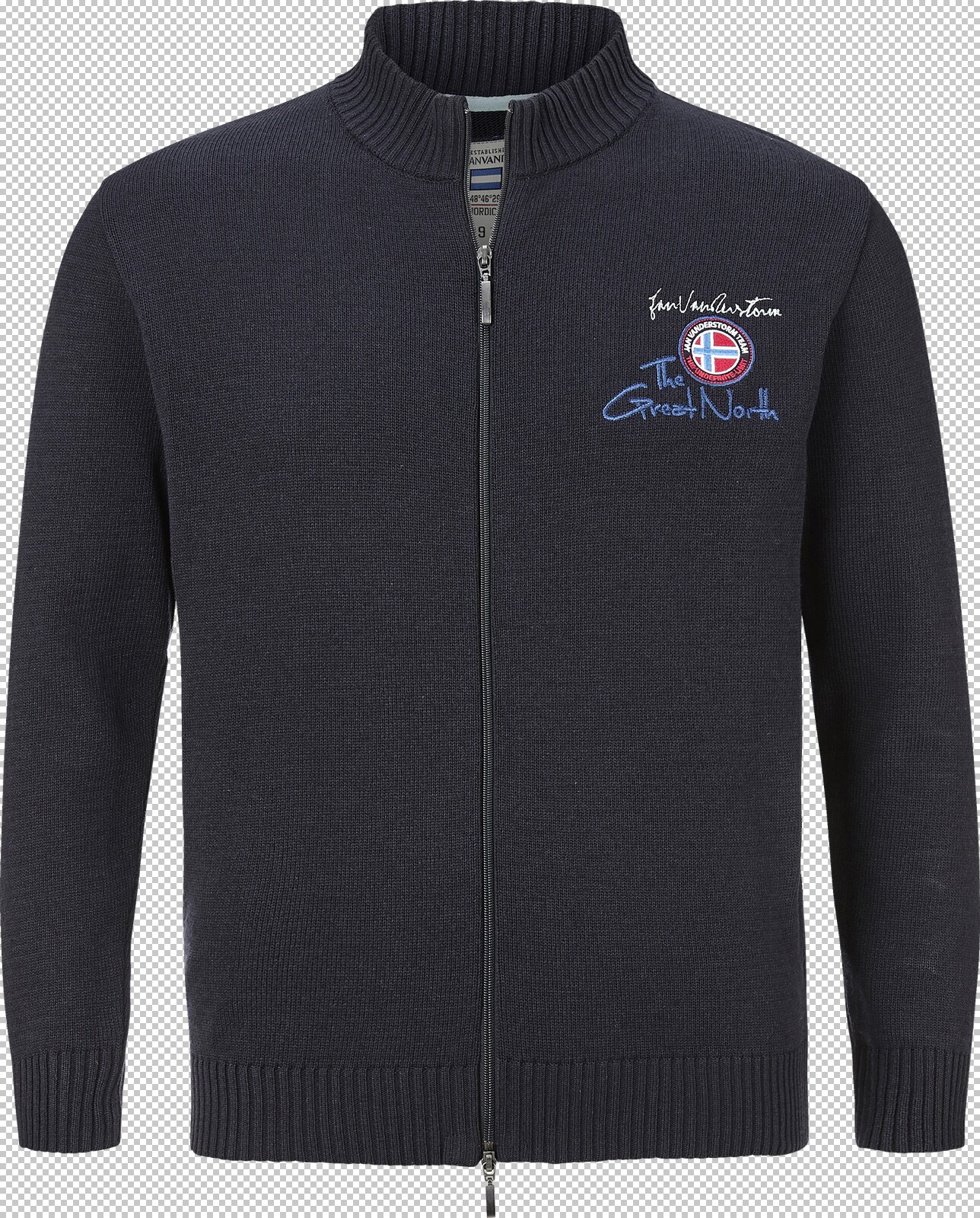 Jan Vanderstorm Strickjacke OLAV dunkelblau