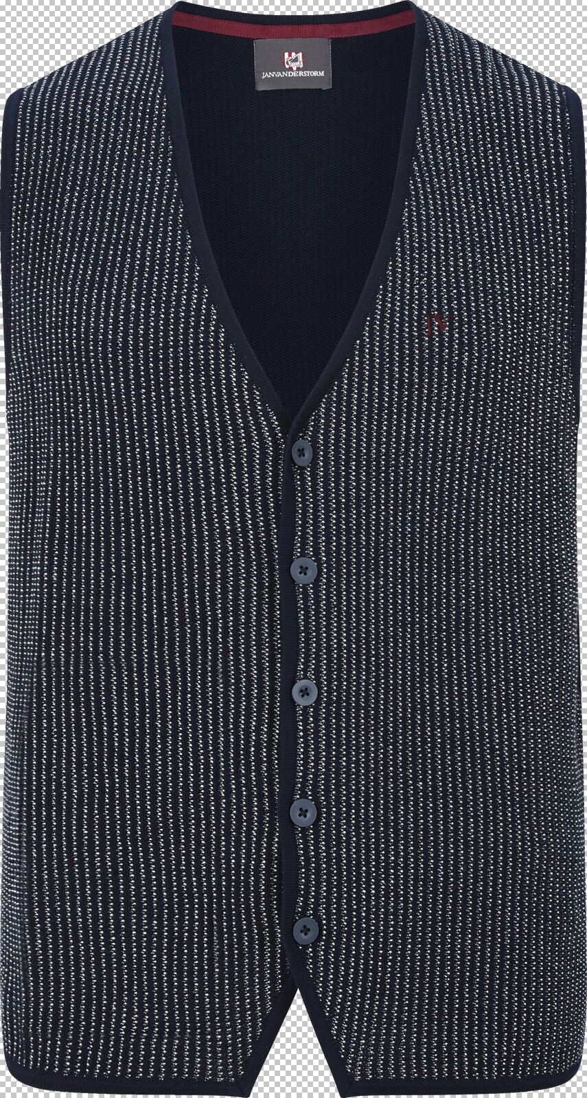 Jan Vanderstorm Strickweste GUMB blau