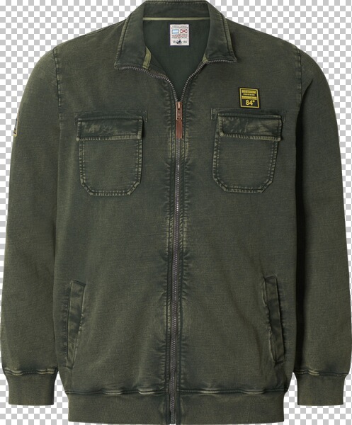 Sweatjacke BLANKUR oliv