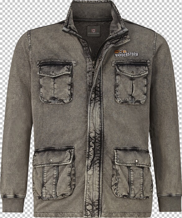 Sweatjacke GANGOLF dunkelgrau online kaufen JAN VANDERSTORM