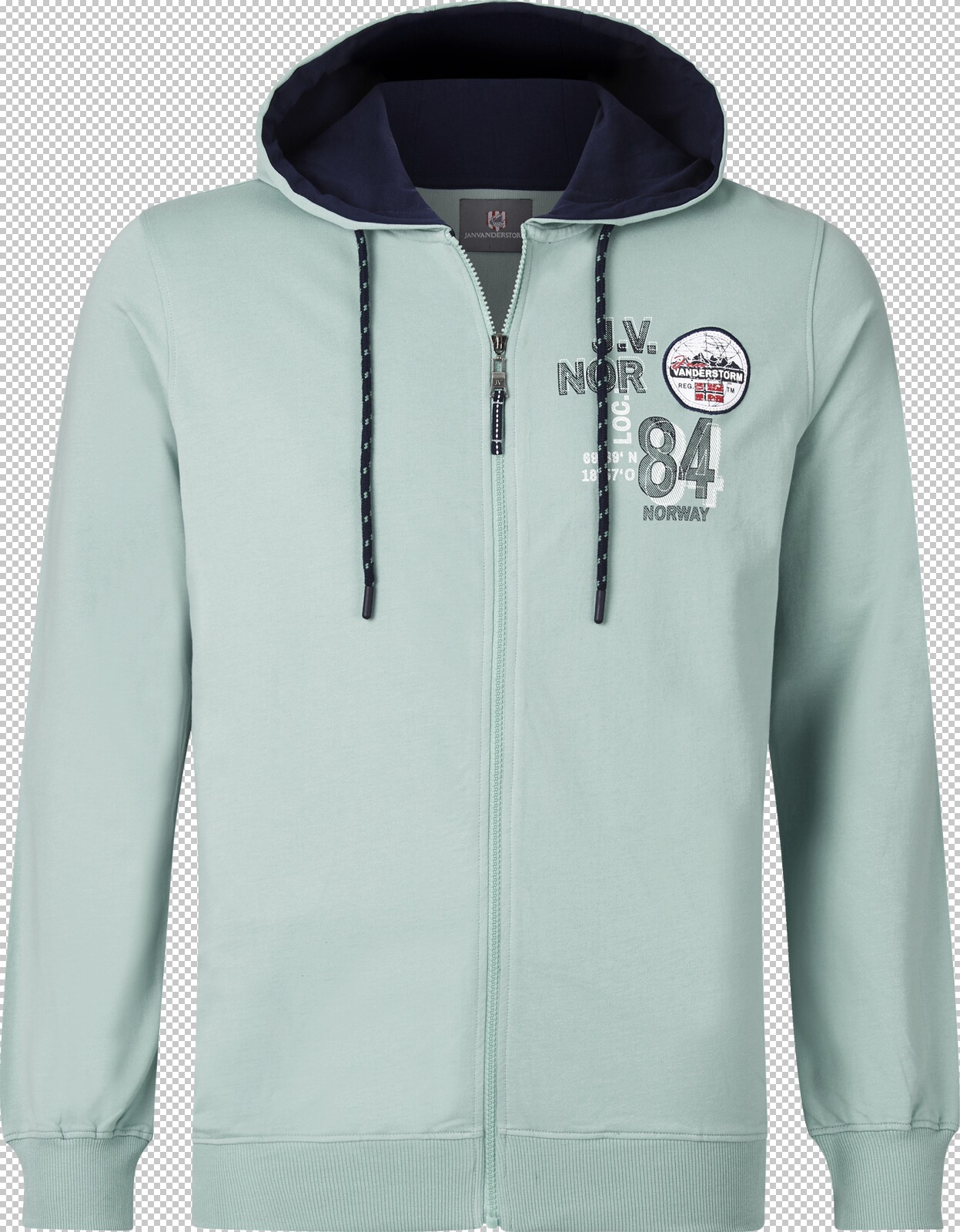 Jan Vanderstorm Sweatjacke GARRELF mint