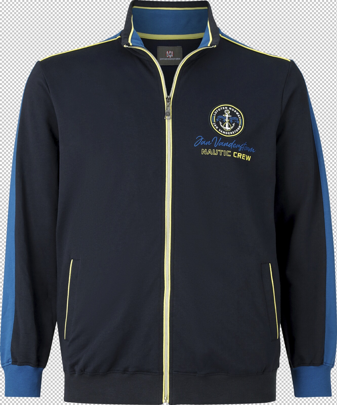 Jan Vanderstorm Sweatjacke PIINUS dunkelblau