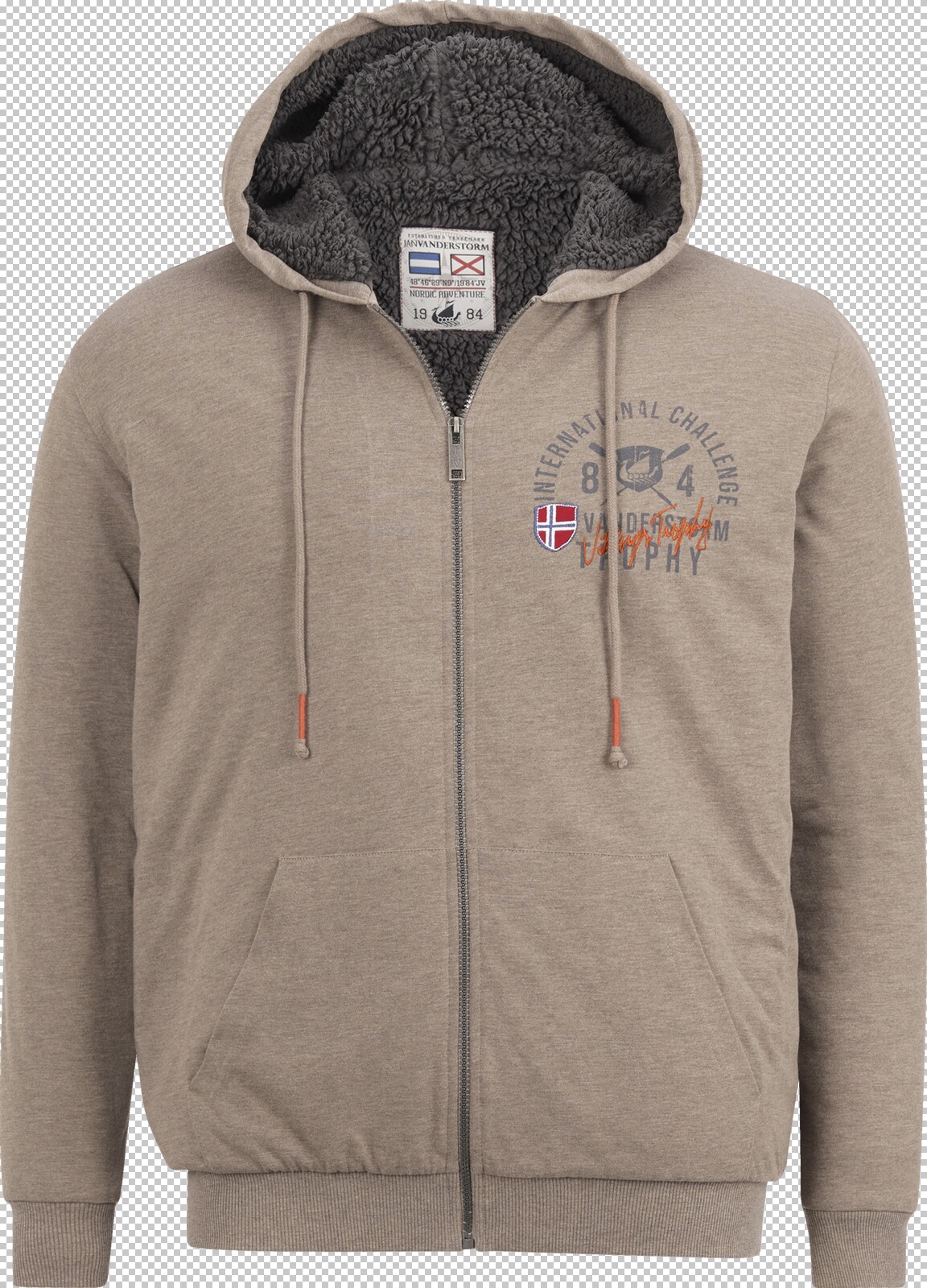 Jan Vanderstorm Sweatjacke THORSTENO beige melange