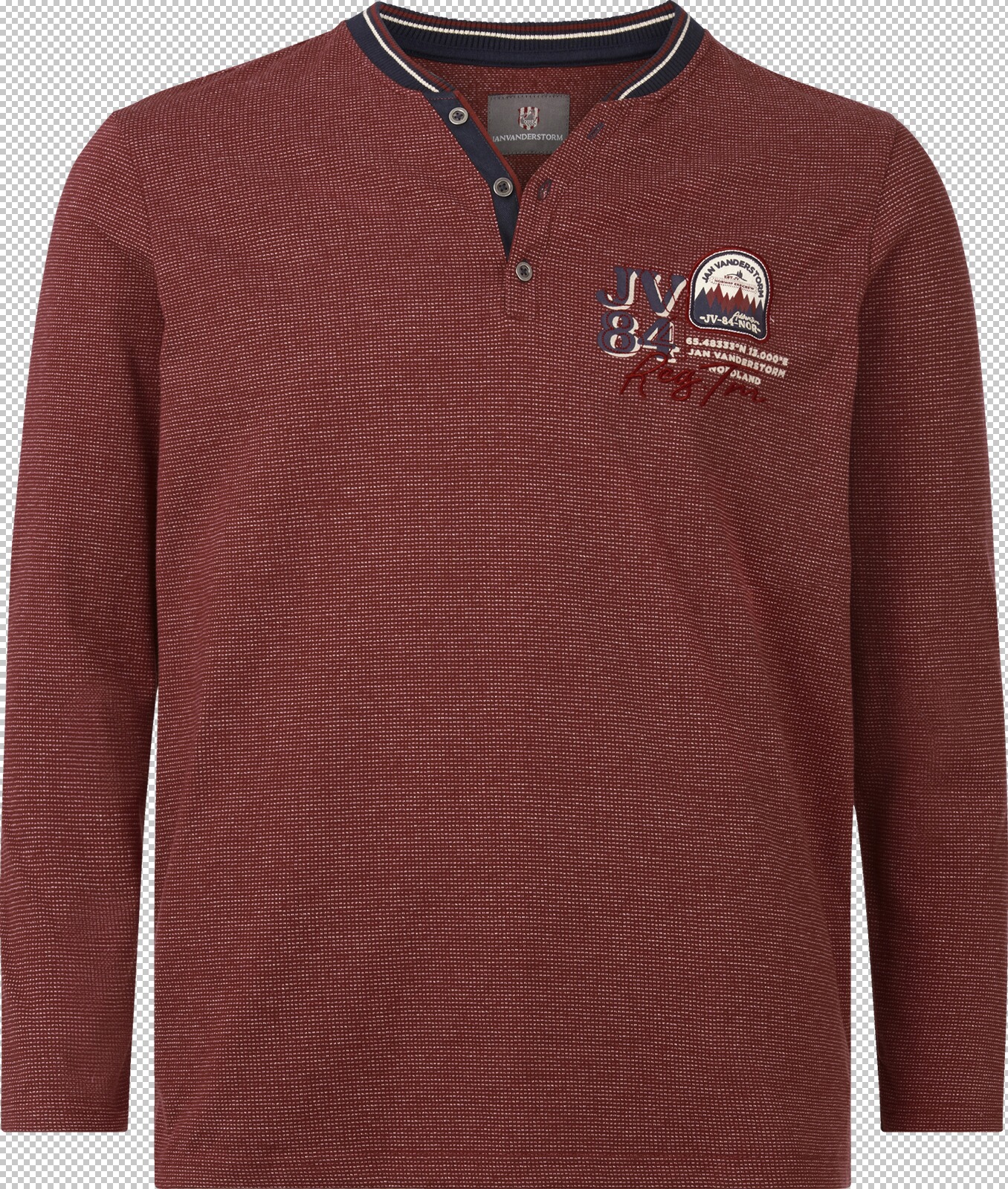 Jan Vanderstorm Sweatshirt BIRKIR dunkelorange