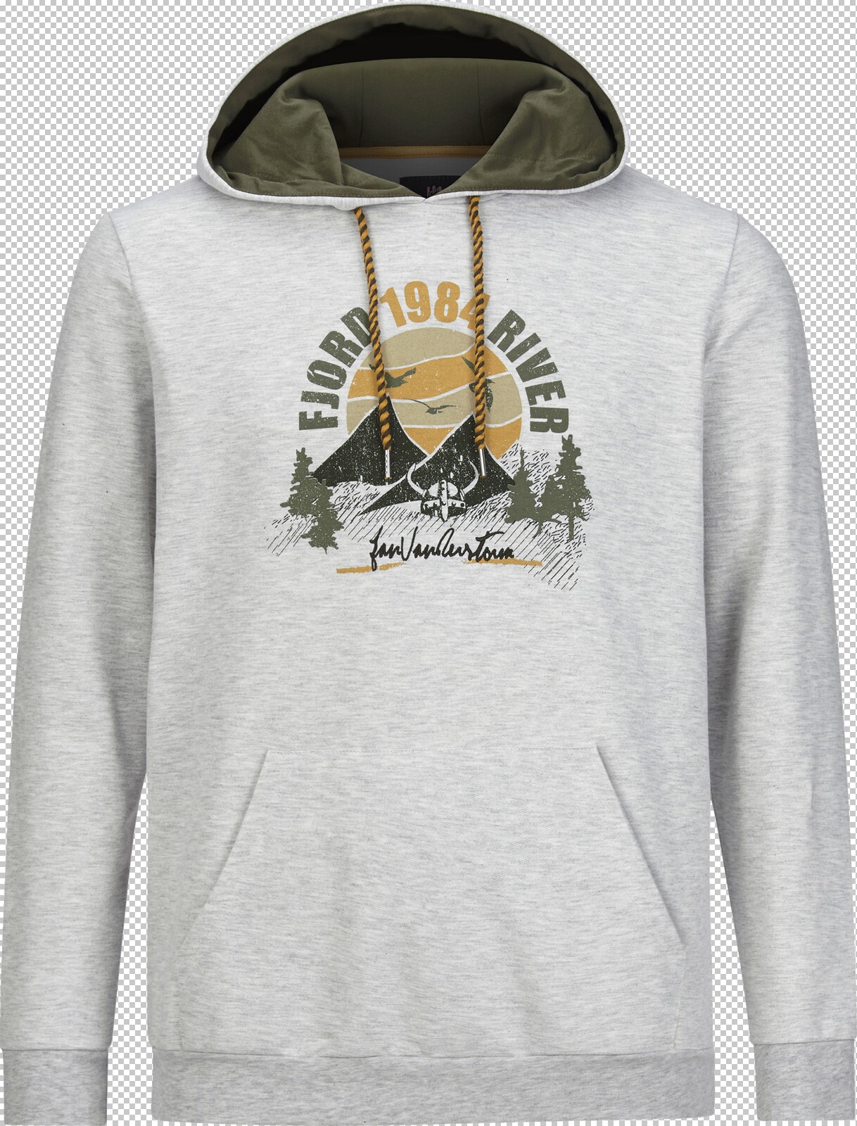 Jan Vanderstorm Sweatshirt NAVER beige melange