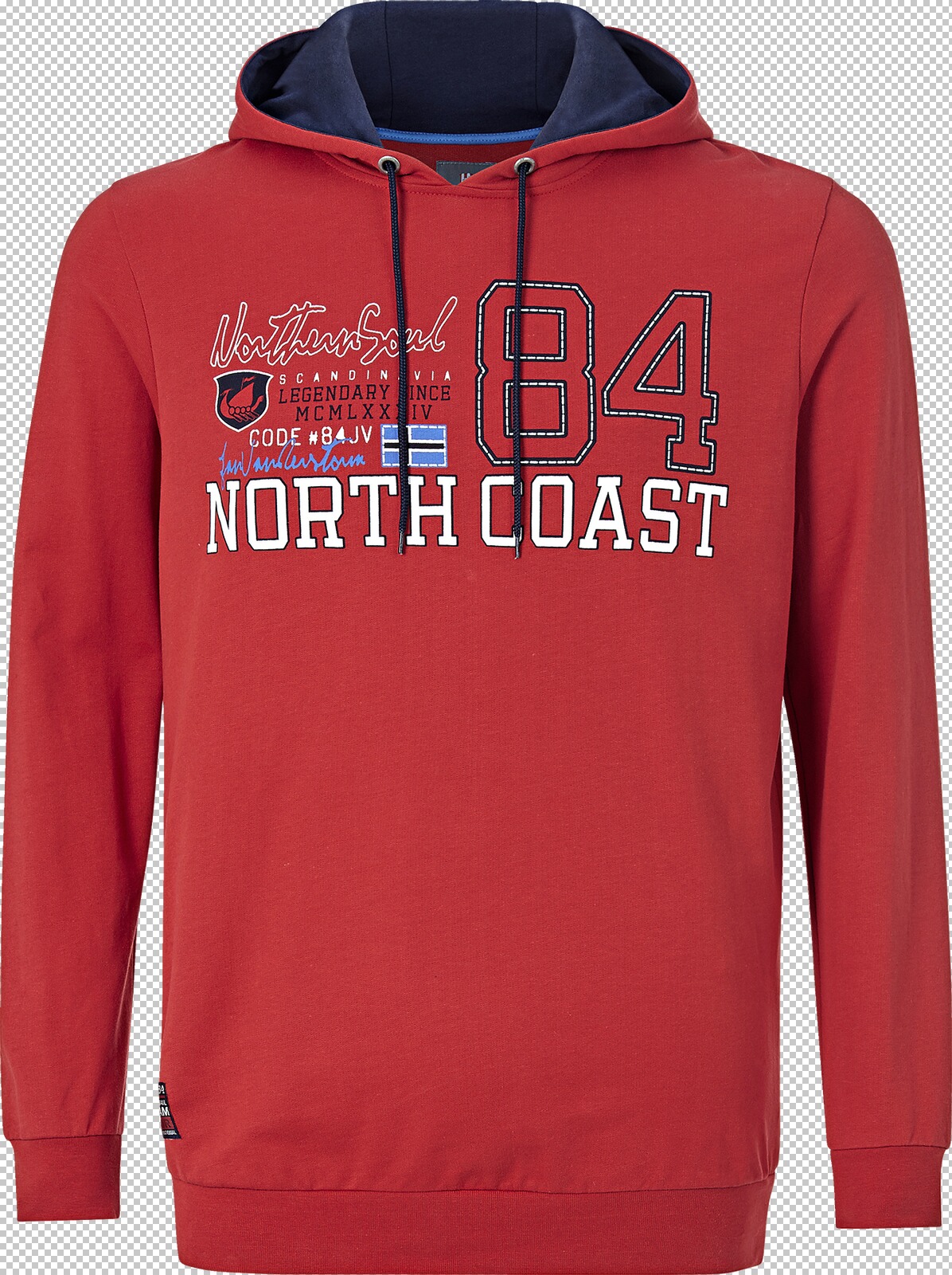 Jan Vanderstorm Sweatshirt NICKLAS rot